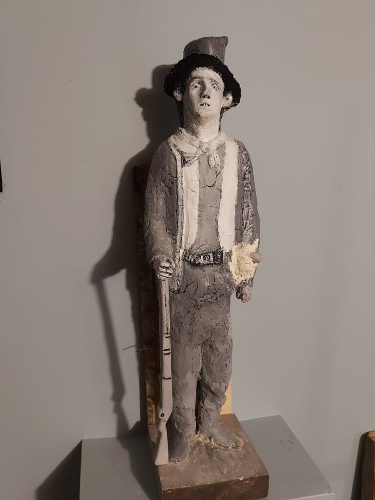 Billy The Kid sculpture by Michael Doiron