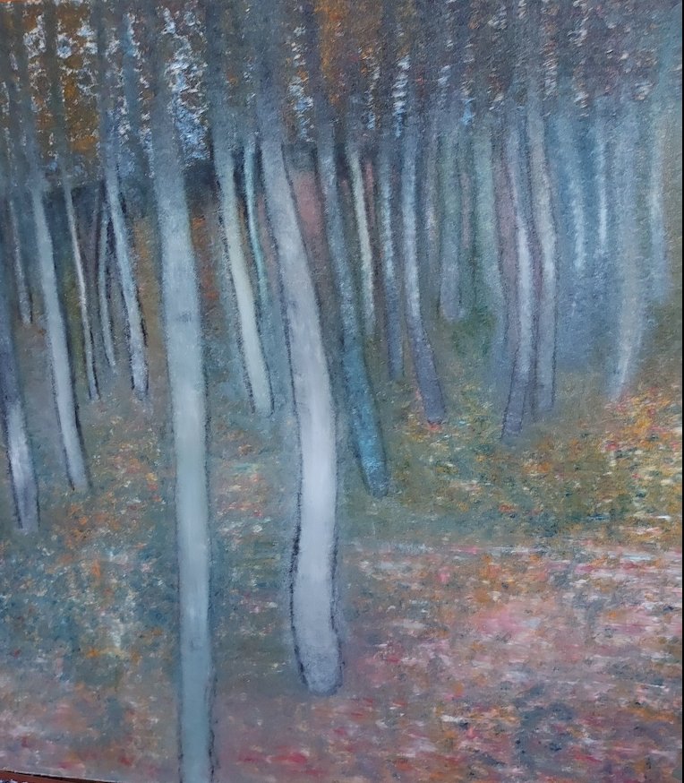 Forest Nature Painting By Michael Doiron